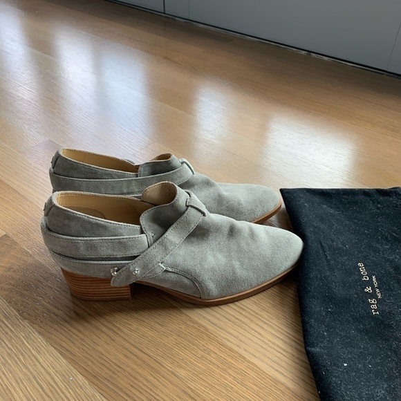 Rag & Bone Harley Suede Ankle Boots - Picture 8 of 13